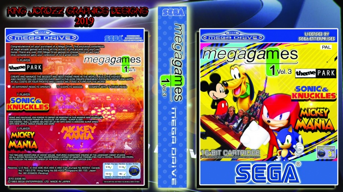 Sega: Mega Games 1 Vol.3 box art cover