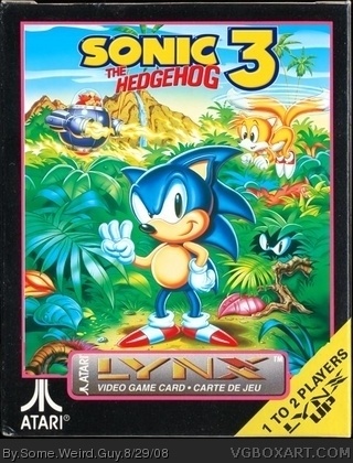 Sonic the Hedgehog 3 box cover