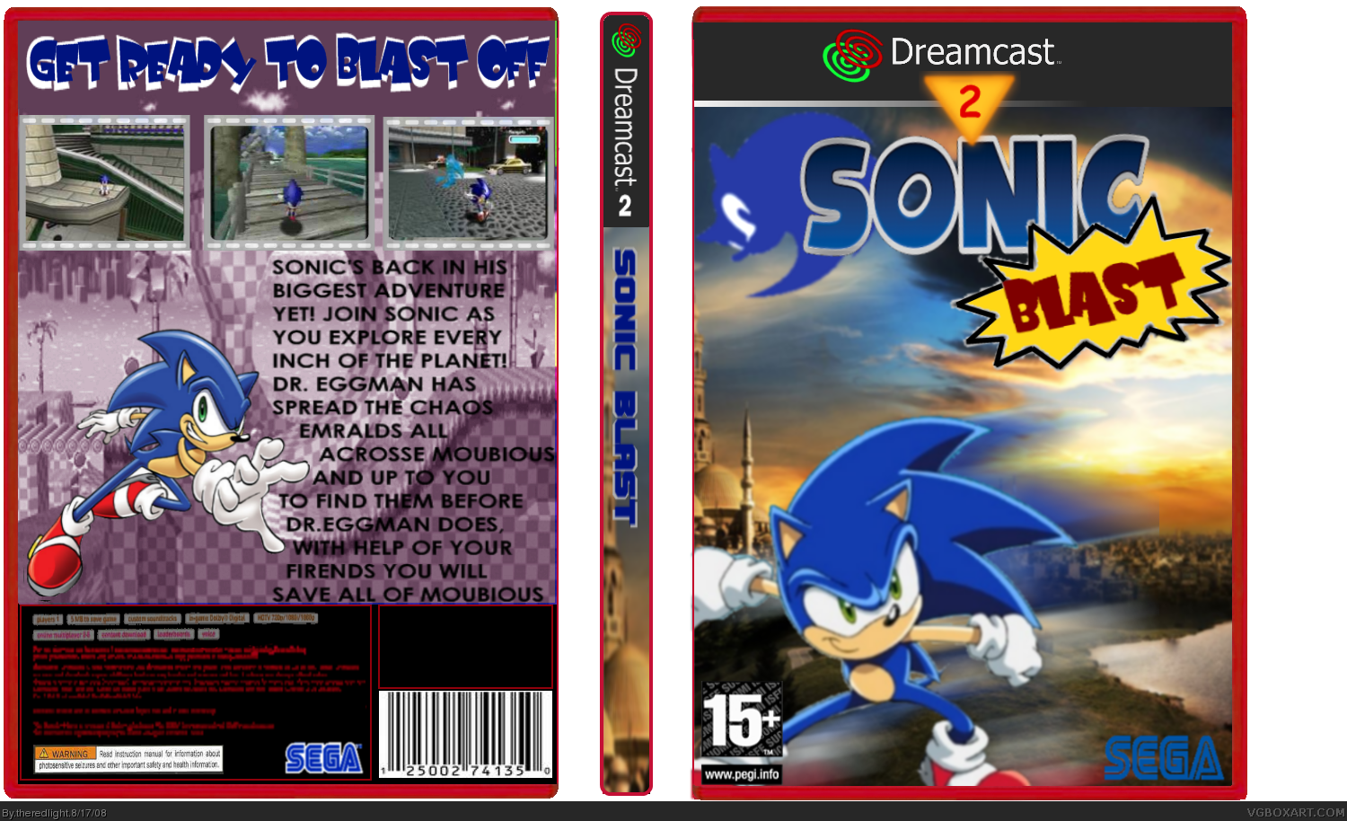 Sonic на dreamcast русский. Sonic Adventure Dreamcast DVD. Sonic 2 Box Art. Dreamcast диск Sonic. Дримкаст Соник 2.