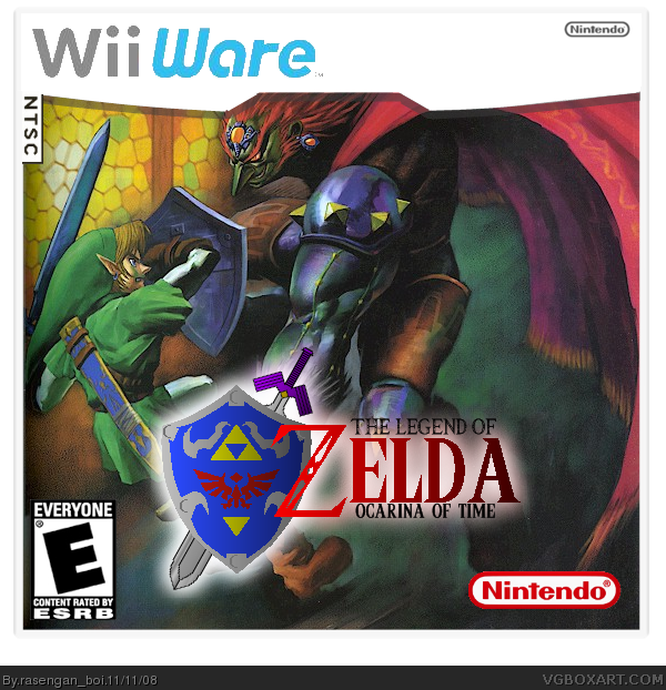 The Legend of Zelda: Ocarina of Time HD Wii U Box Art Cover by Ronthis the  Werewolf