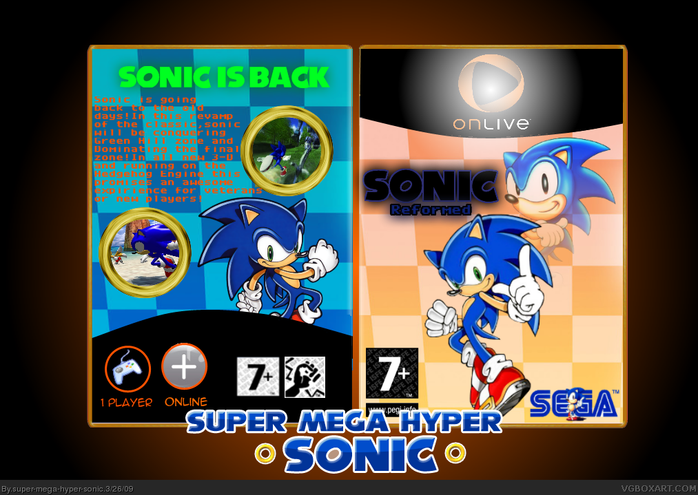 Sonic Reformed box cover