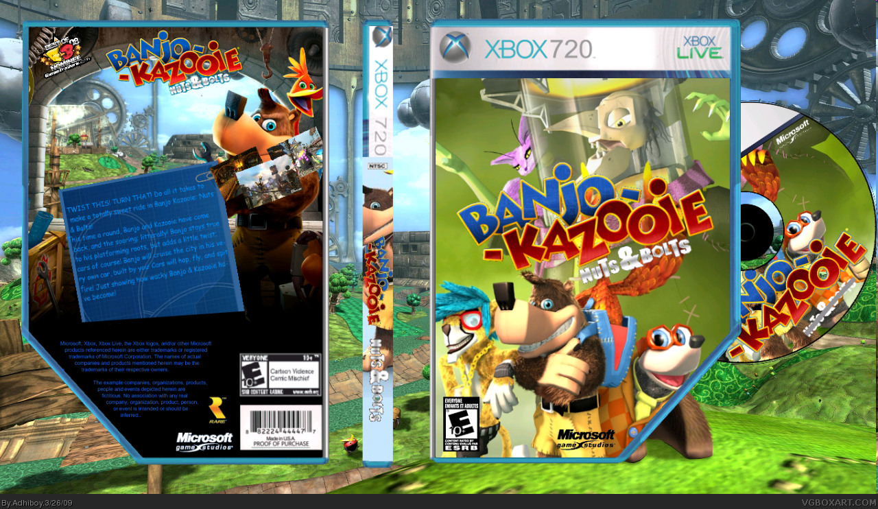 Banjo Kazooie: Nuts and Bolts box cover
