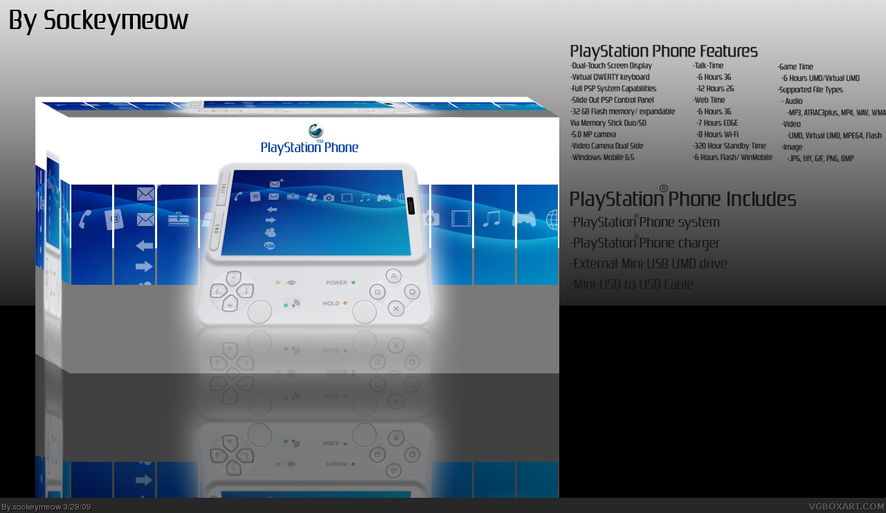PlayStation Phone box cover