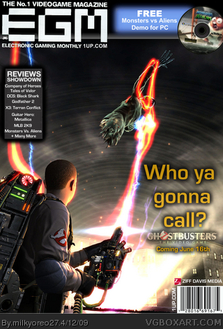 EGM Magazine (Ghostbusters The Video Game) box art cover