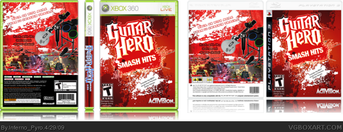 Guitar Hero: Smash Hit's PS3/360 (Case) box art cover