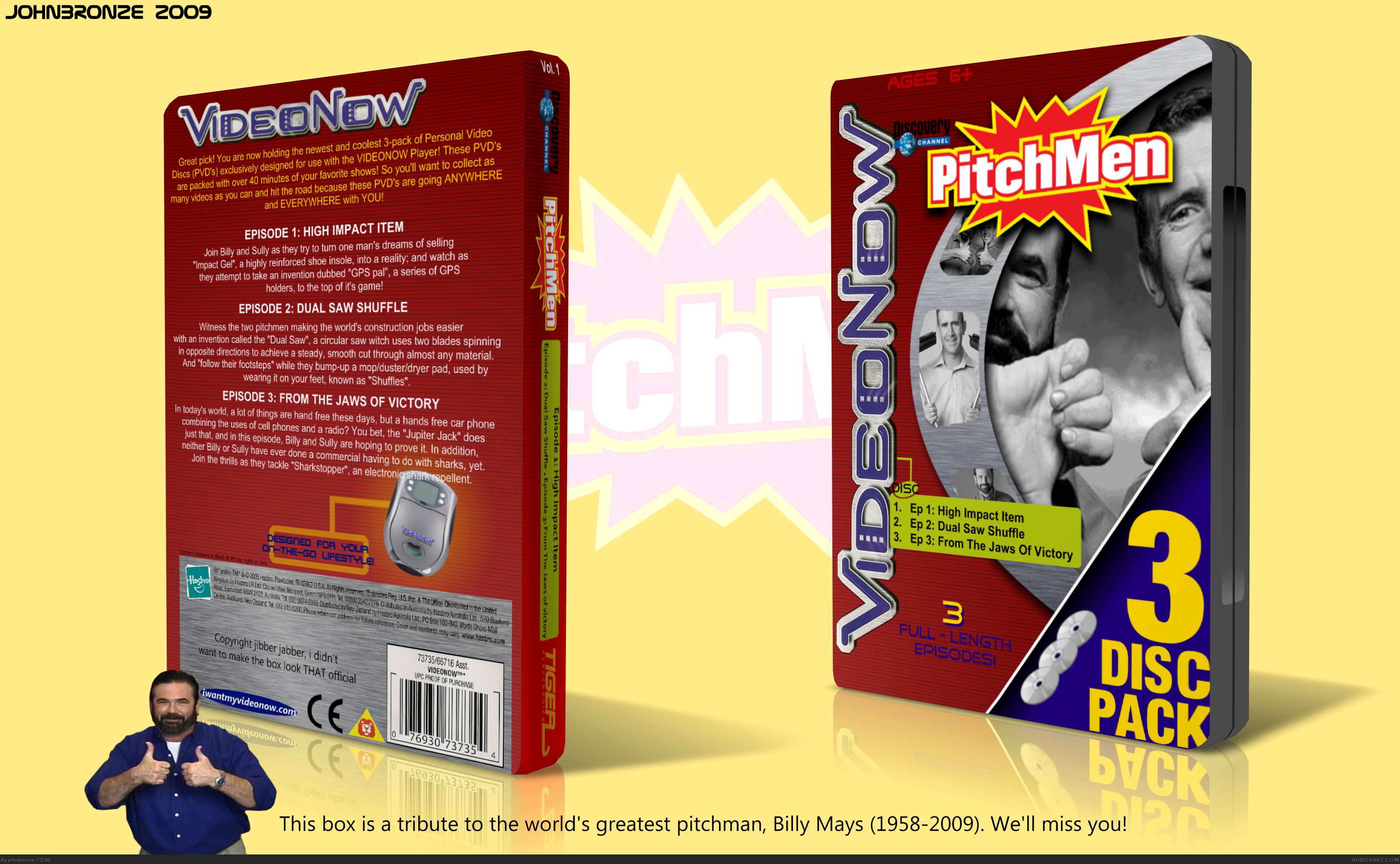 VideoNow - Pitchmen: Vol. 1 box cover