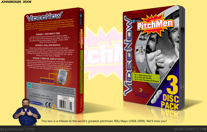 VideoNow - Pitchmen: Vol. 1 box art cover