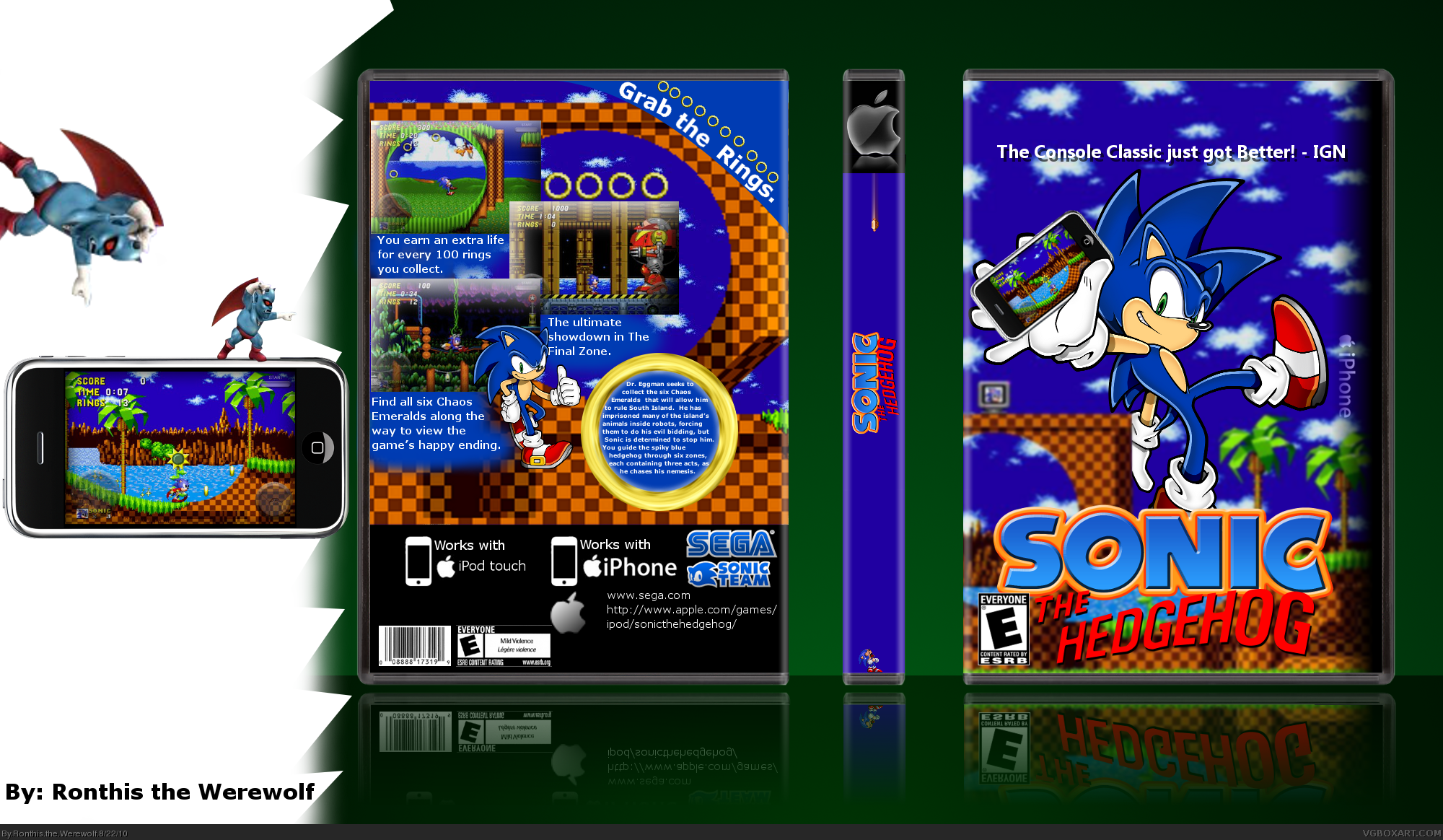 Sonic The Hedgehog Box Art