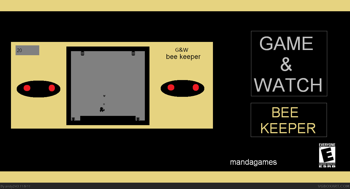 Game & Watch Classics Bee Keeper box cover