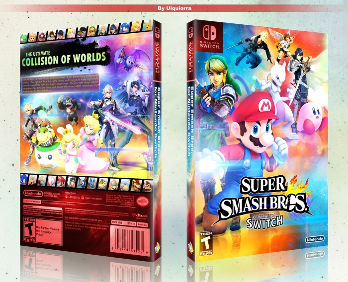 Super Smash Bros For Nintendo Switch Misc Box Art Cover By Ulquiorra