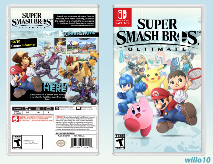 Super Smash Bros. Ultimate box art cover