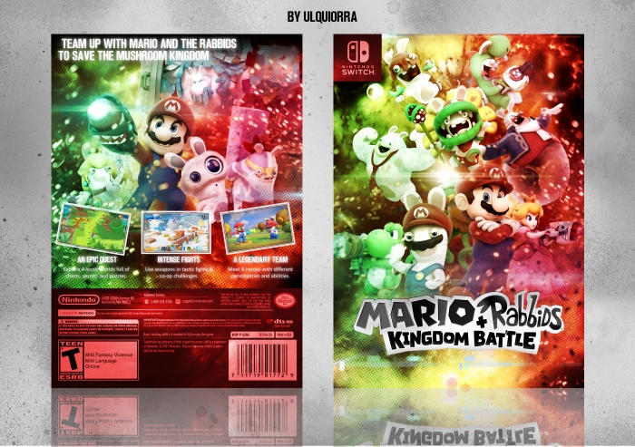 Mario + Rabbids: Kingdom Battle box art cover