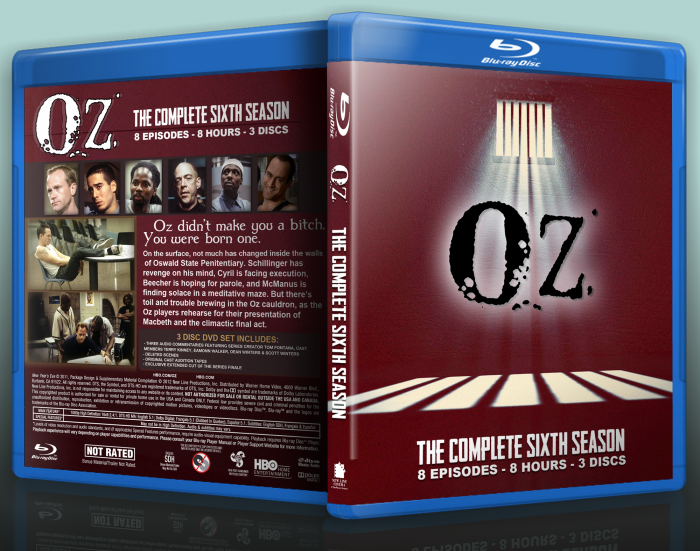 Oz Season Six Misc Box Art Cover by Rex_the_dinosoar