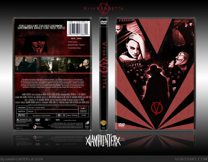 V for Vendetta box art cover