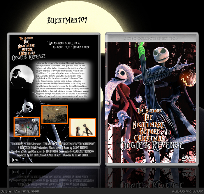 Tim Burton's The Nightmare Before Christmas 2 box art cover