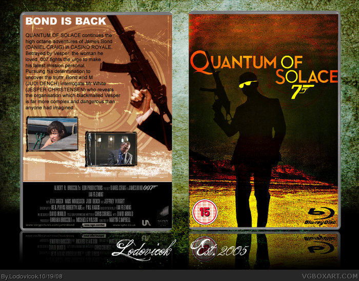 Quantum Of Solace box art cover