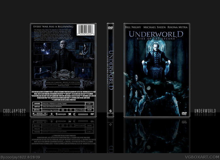 Underworld: Rise of the Lycans box art cover