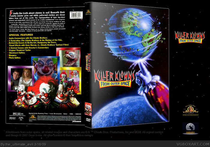KIller Klowns from outer space box art cover