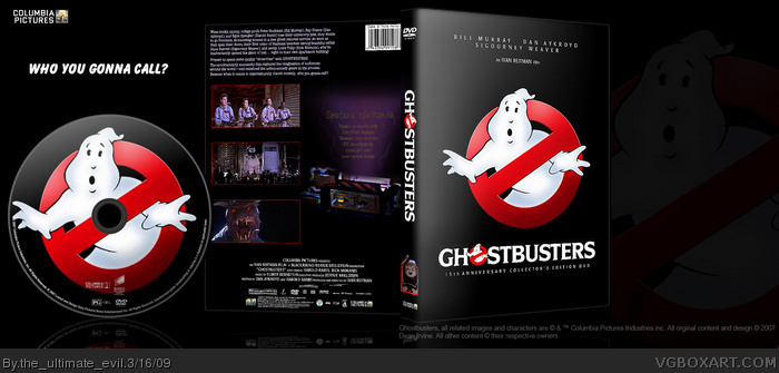 Ghostbusters box art cover