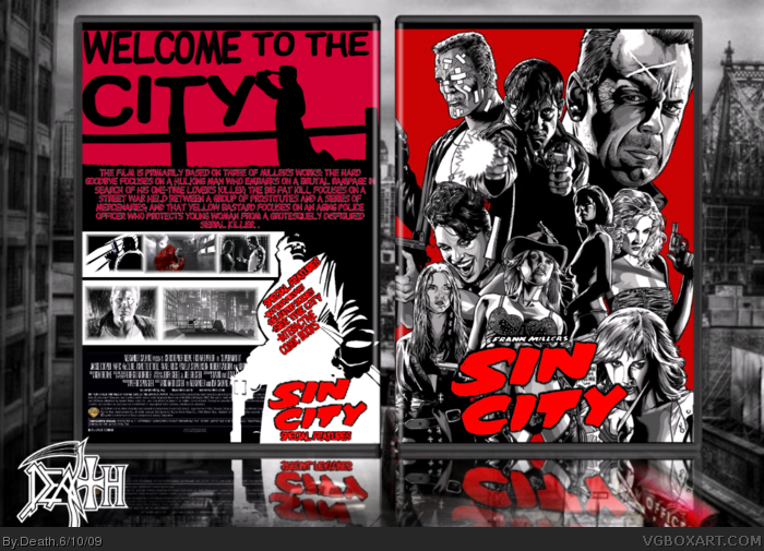 Sin City box art cover