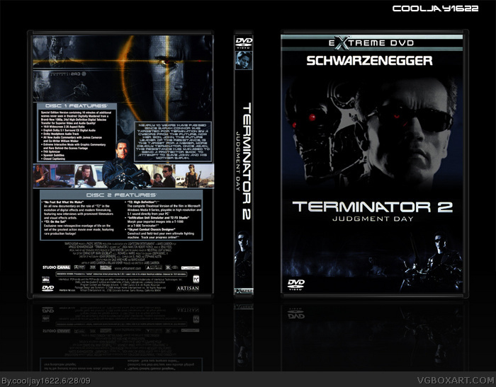 Terminator 2 Judgement Day box art cover