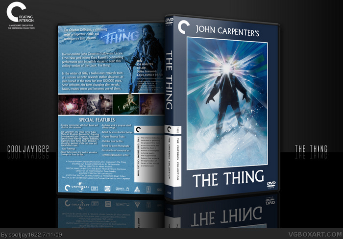 The Thing box art cover
