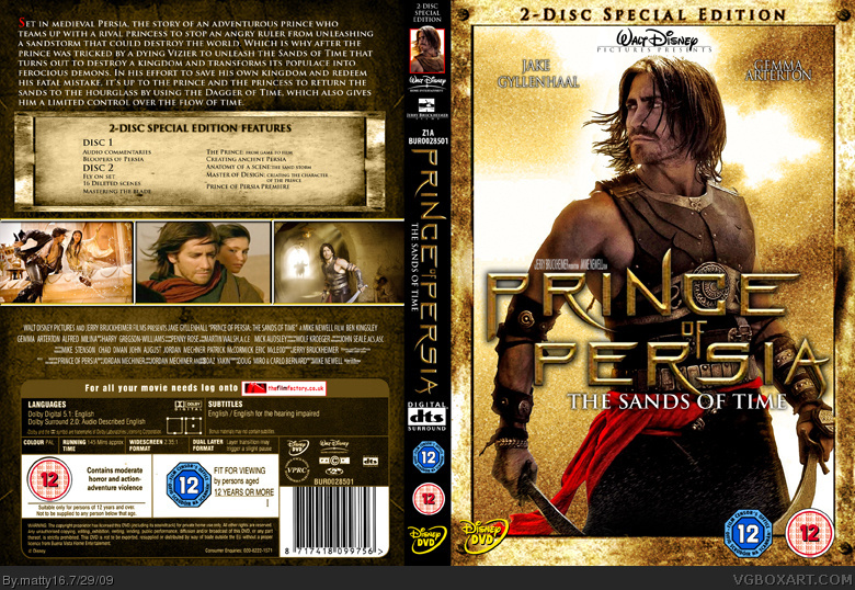 Prince of Persia: The Sands of Time box cover