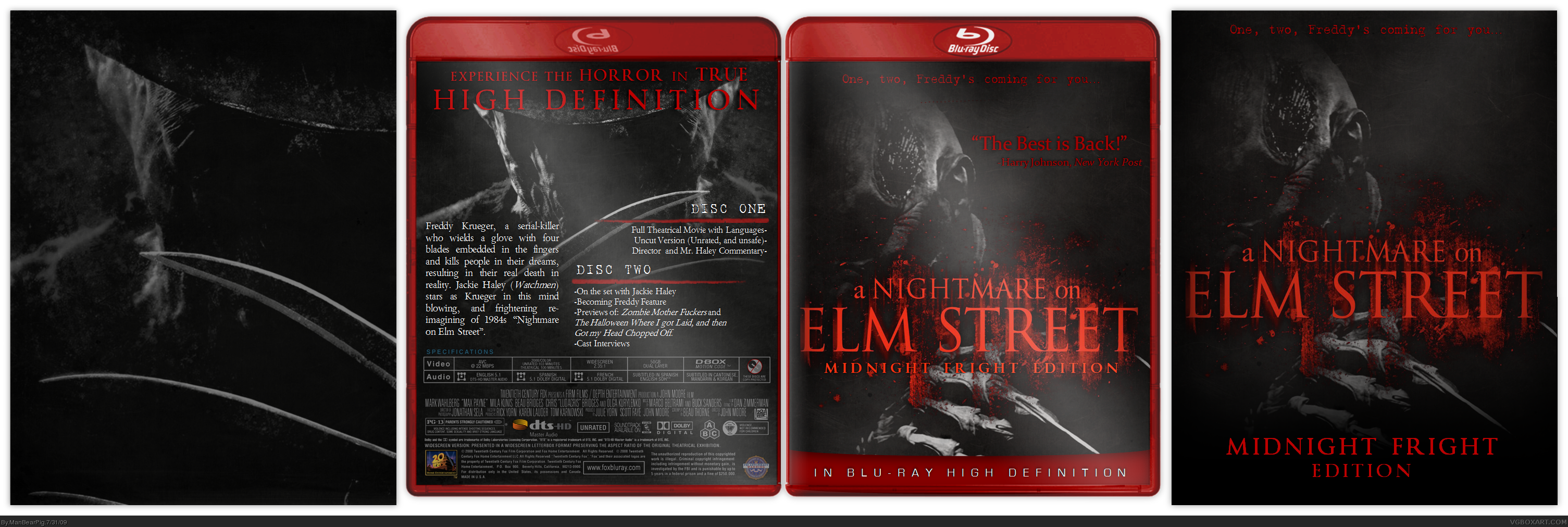 Viewing full size A Nightmare on Elm Street: Midnight Fright Edition ...