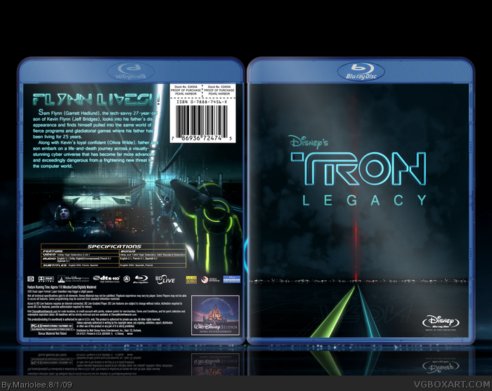 Tron Legacy box art cover