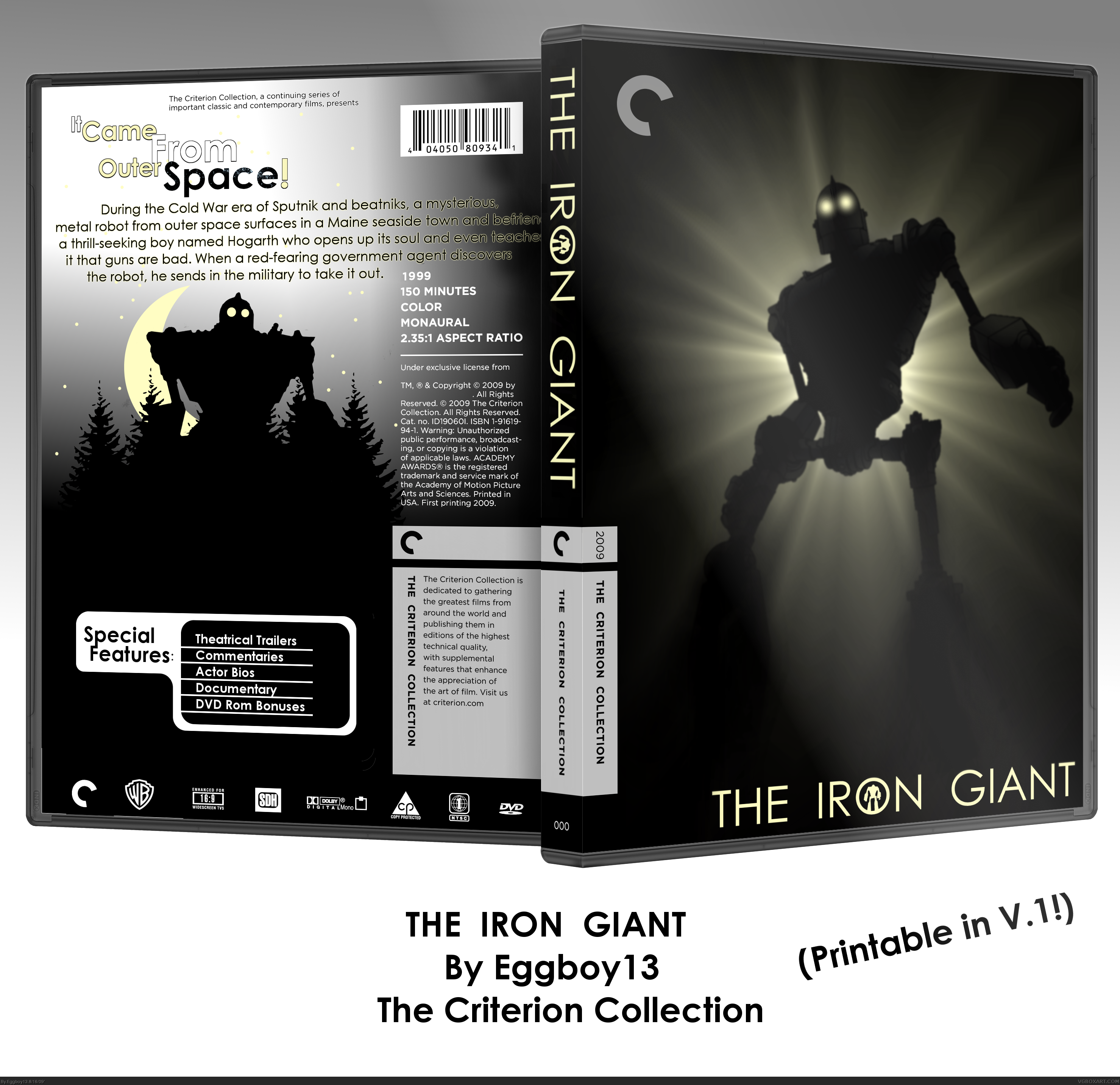 The Iron Giant box cover