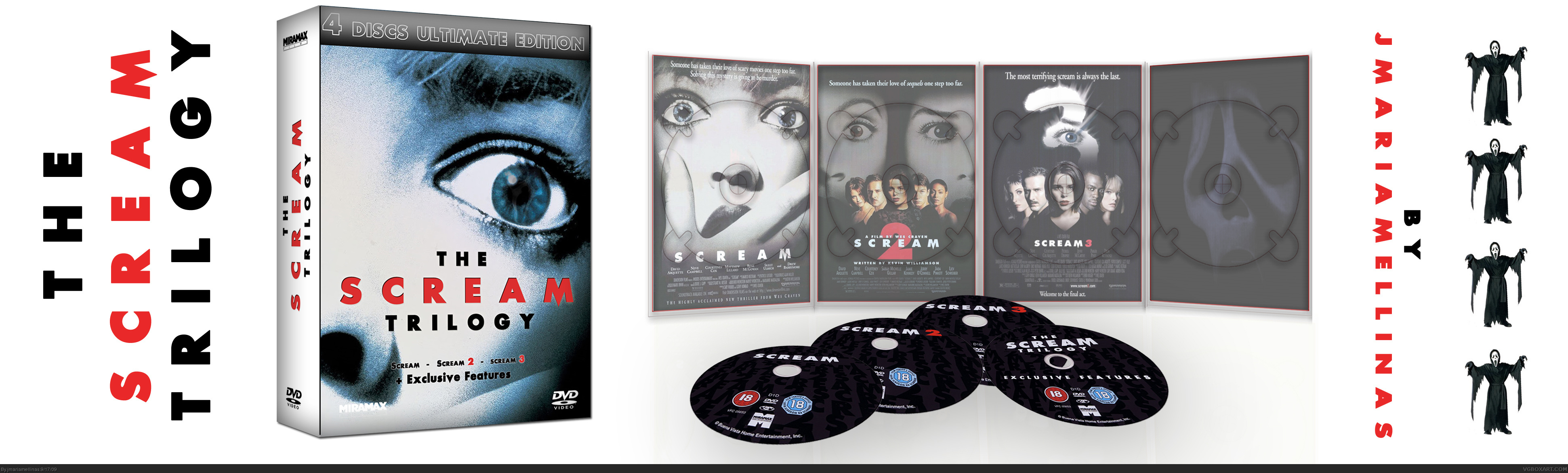 Viewing Full Size The Scream Trilogy Box Cover