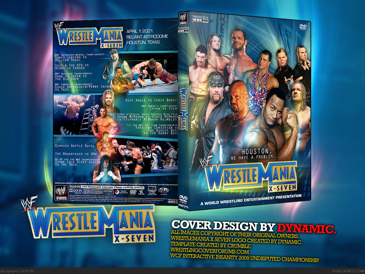 WWE Wrestlemania X-Seven box cover