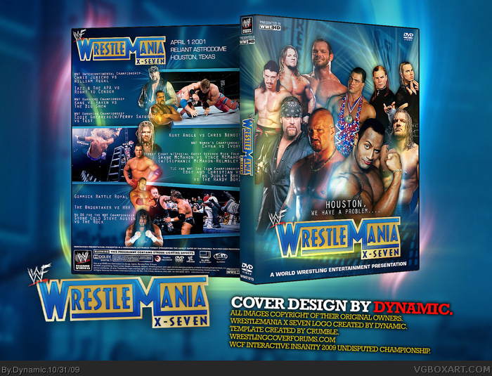 WWE Wrestlemania X-Seven box art cover