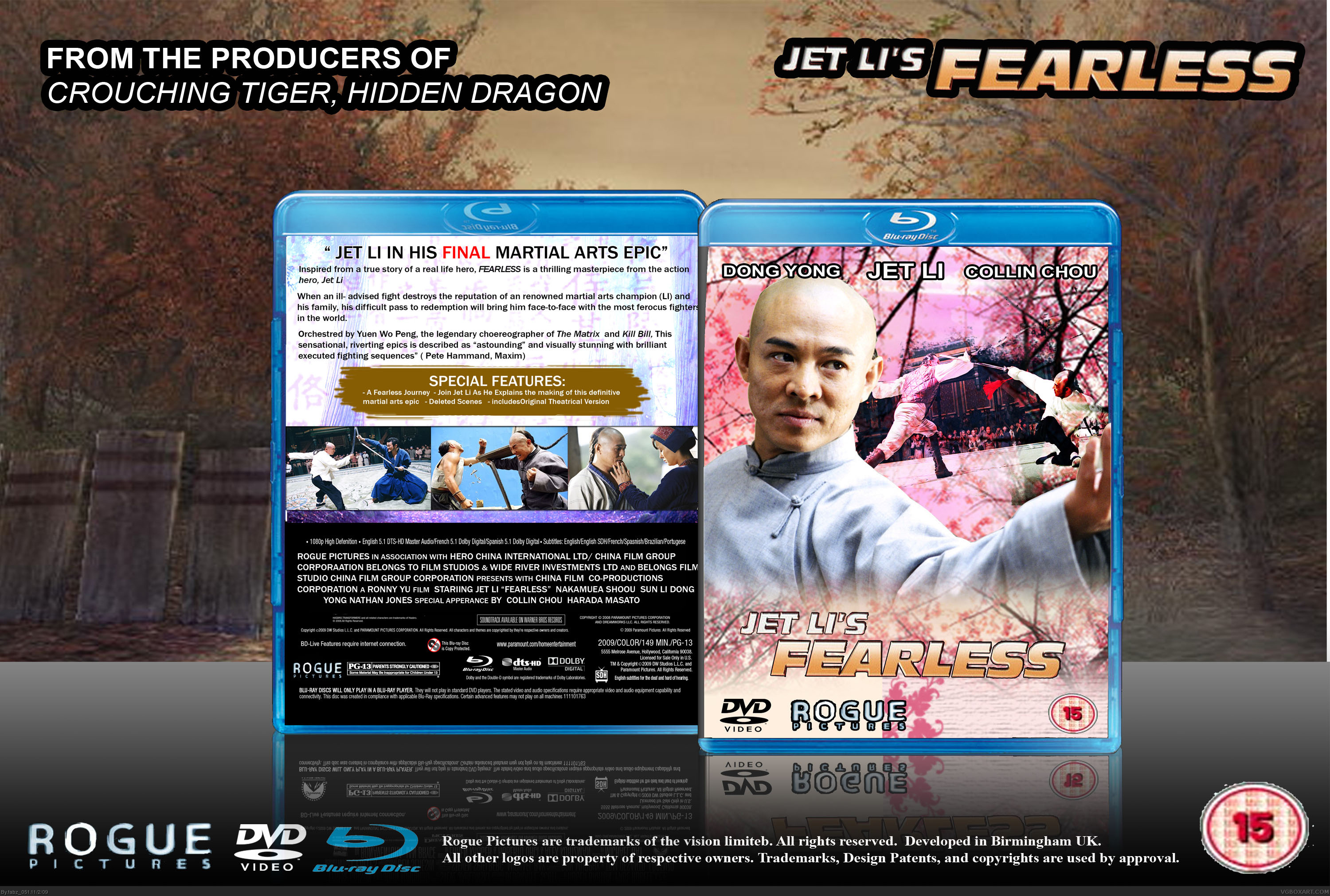 Jet Li - Fearless box cover