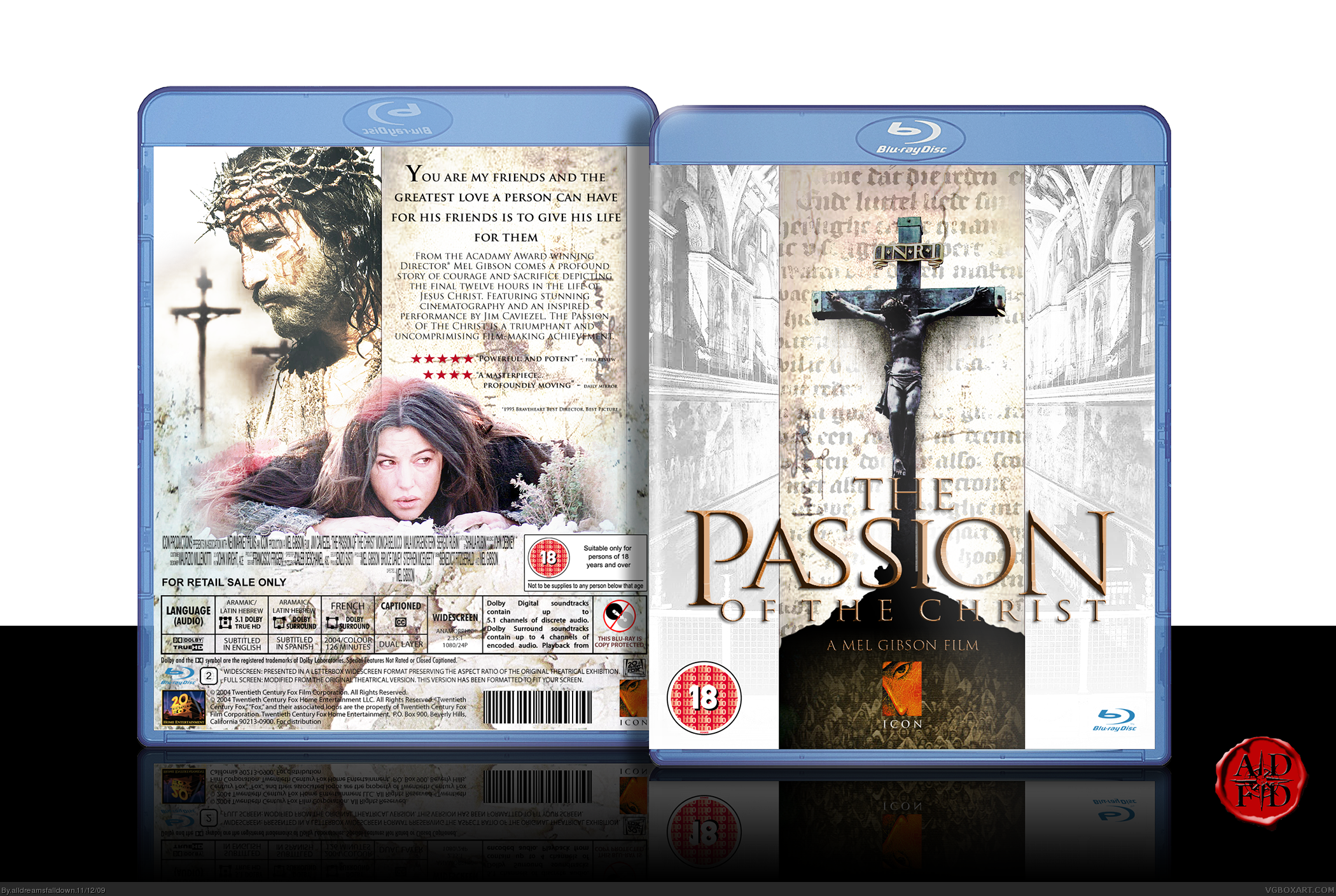 The Passion of the Christ box cover