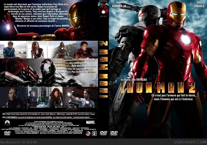 Iron Man 2 box art cover