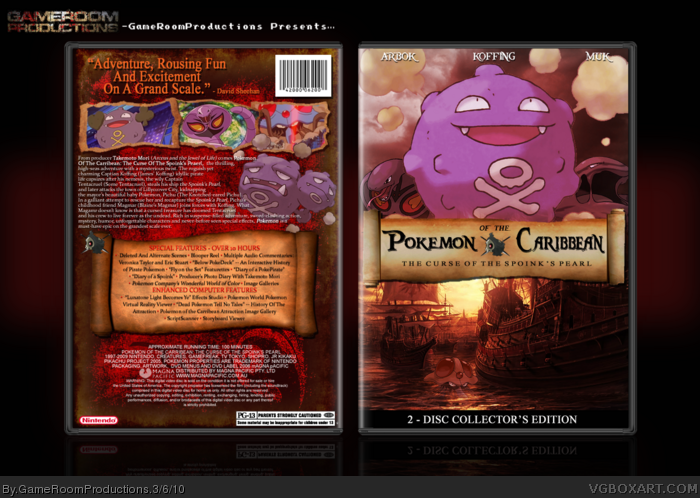 Pokemon of the Caribbean box art cover