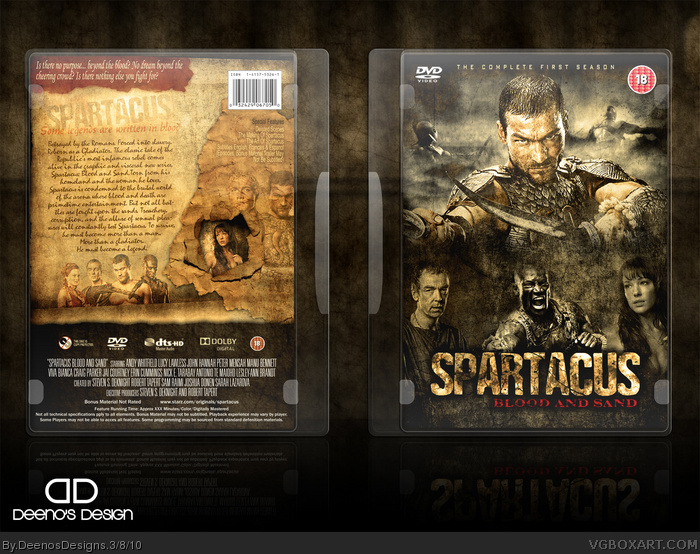 Spartacus box art cover