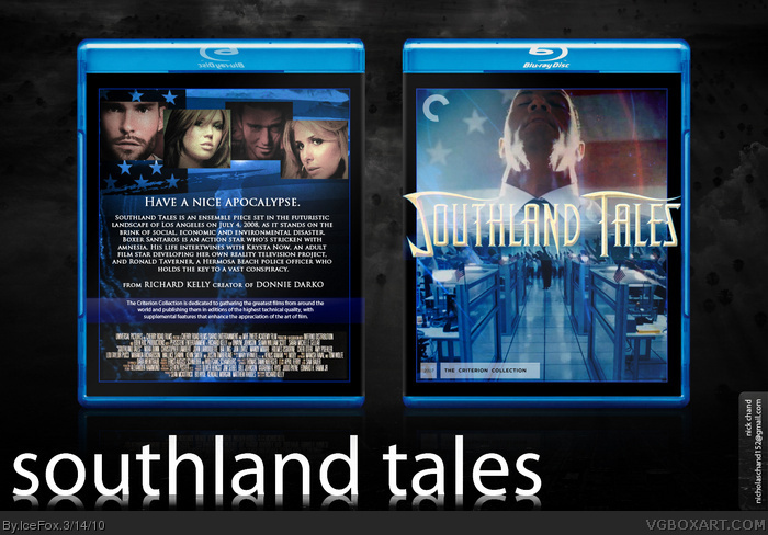Southland Tales box art cover