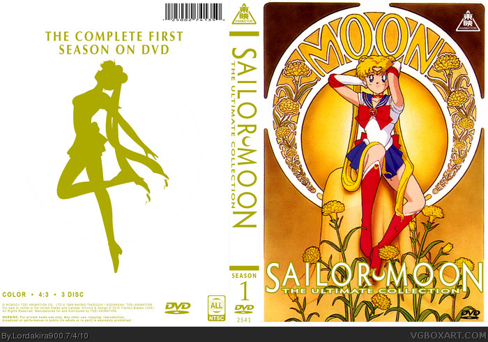Sailor Moon Season 1 box art cover