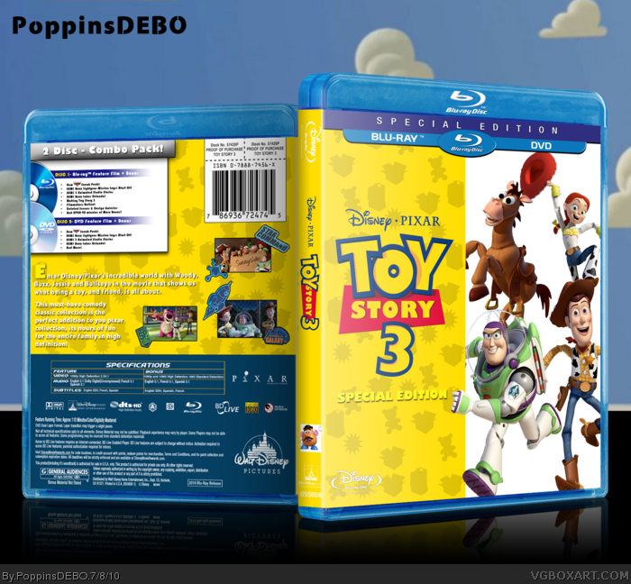 Toy Story 3 box art cover