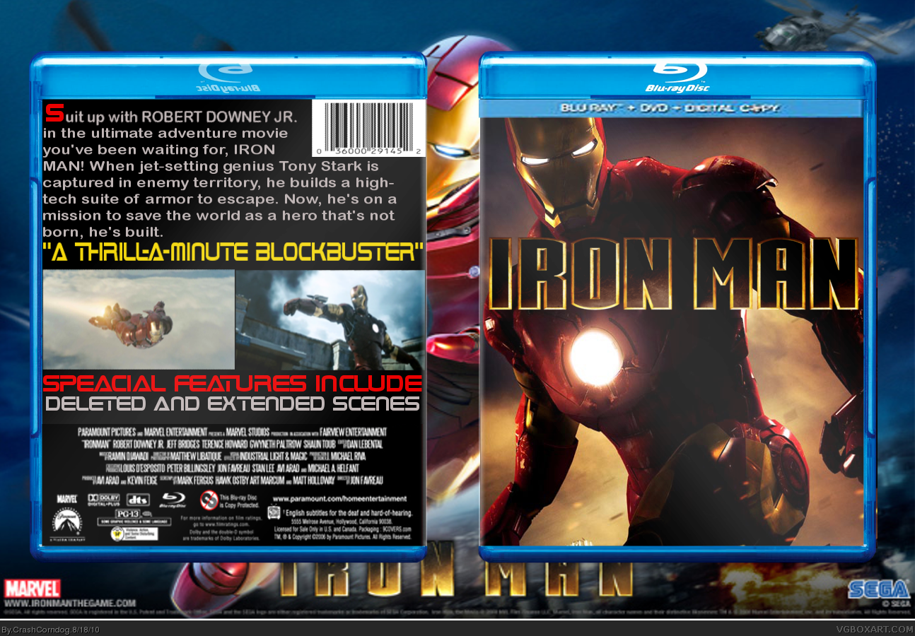 Iron Man box cover