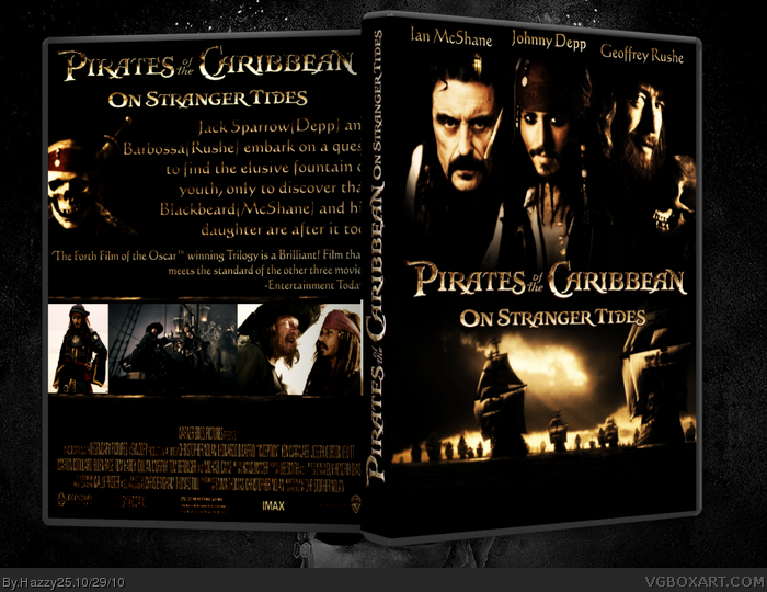 Pirates Of The Caribbean: On Stranger Tides box art cover