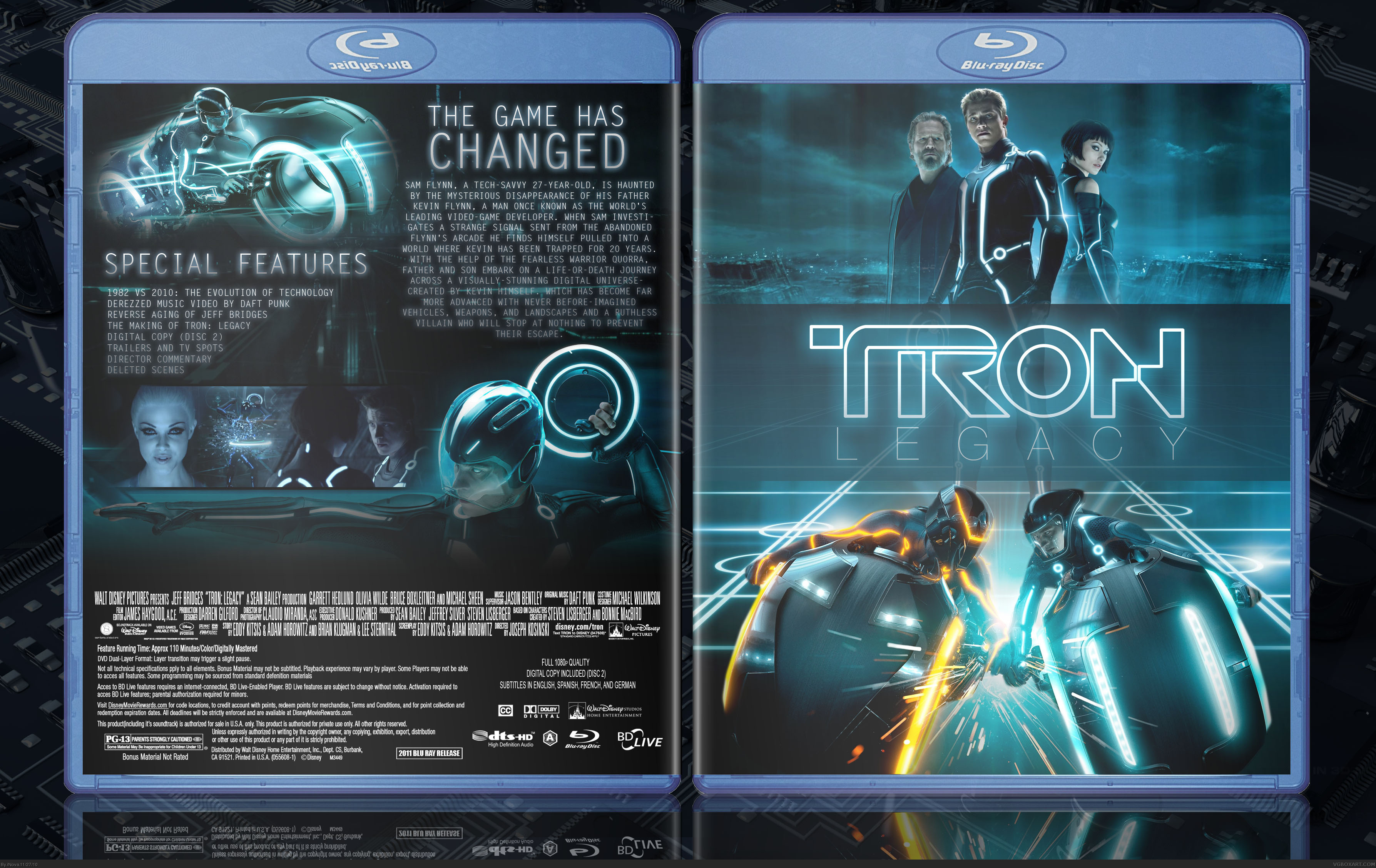 Tron: Legacy box cover
