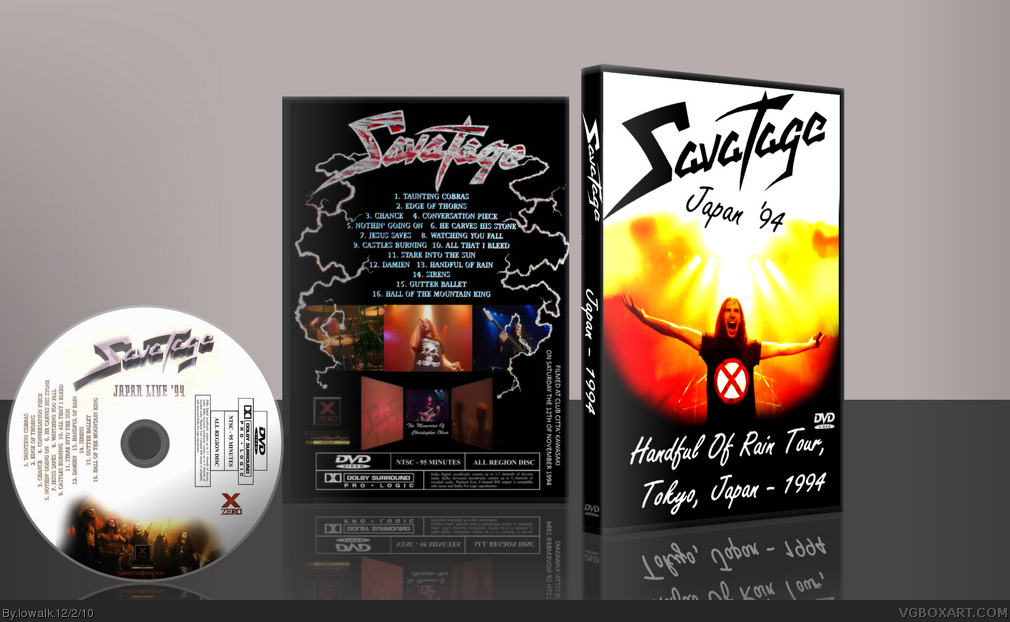 Savatage - Japan Live '94 box cover