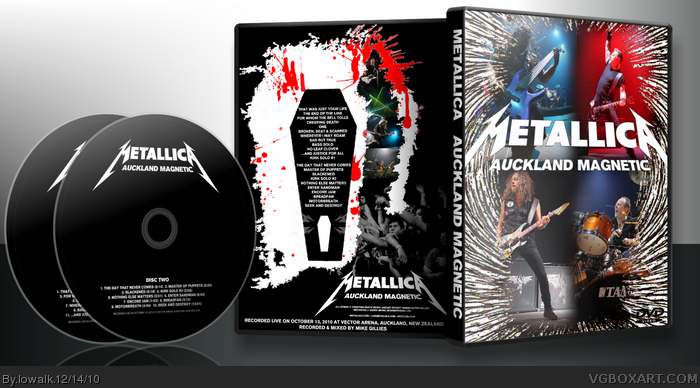 Metallica - Auckland Magnetic LIVE box art cover