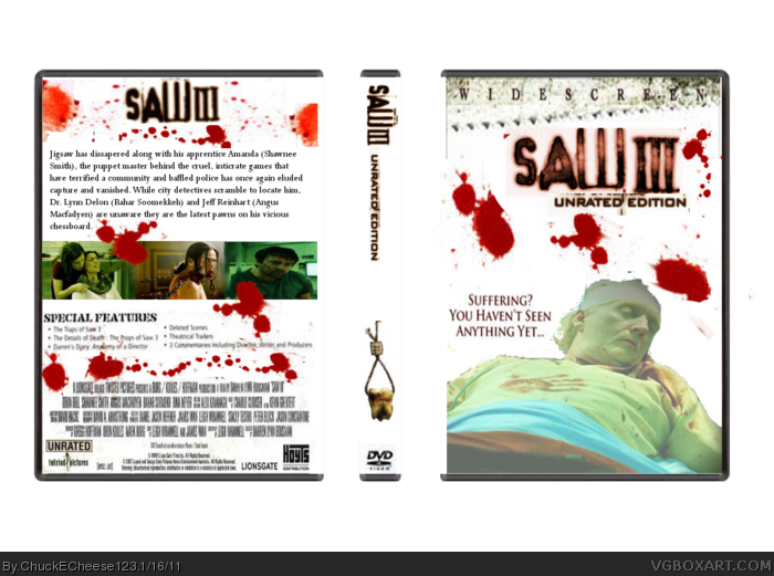 Saw III box art cover