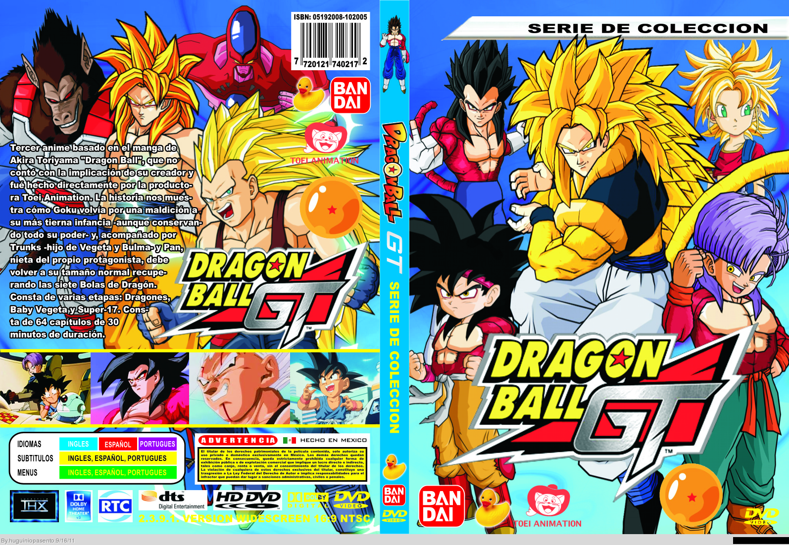 Dragon Ball GT box cover
