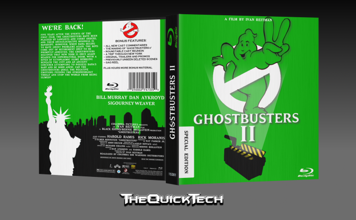 Ghostbusters II (Steelbook) box art cover