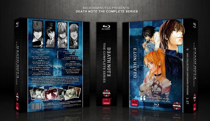 Death Note: The Complete Series Movies Box Art Cover by BacKin5Minutes